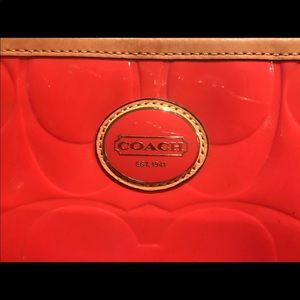 Orange Coach Bag-Free with purchase $50
